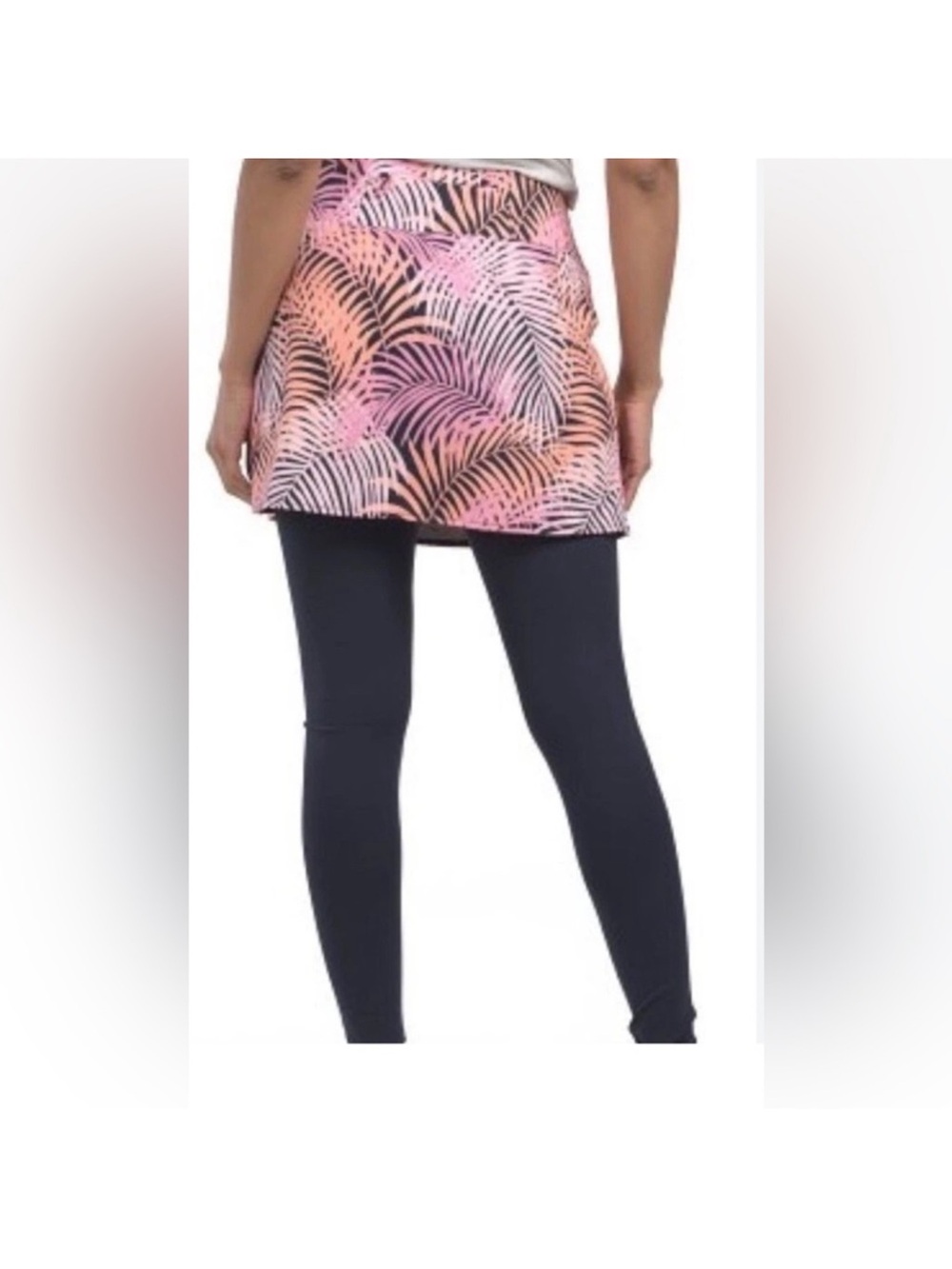 NWT Women XL TOMMY BAHAMA Multicolor Skort attached Leggins Golf Tropical ZnWT